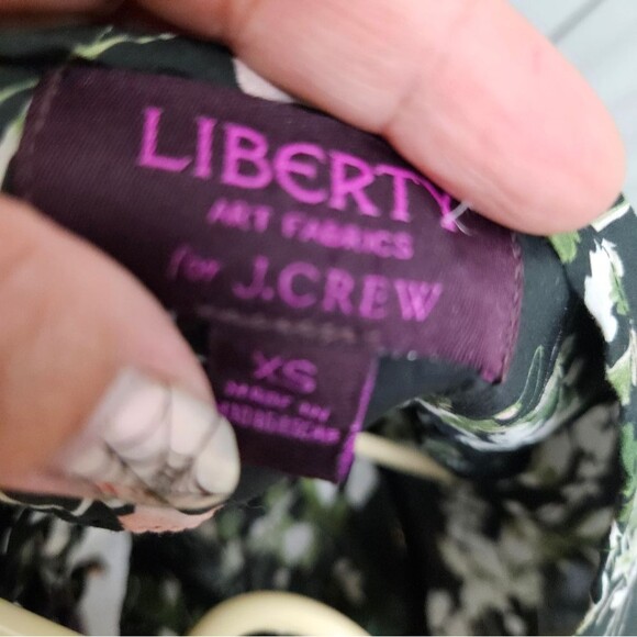 J. Crew Point Sur Peasant Top in Liberty® Poppy Dream S - Picture 4 of 7